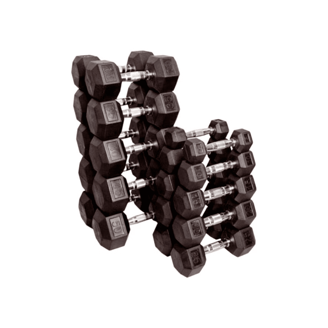 Set De Mancuernas Hexagonales