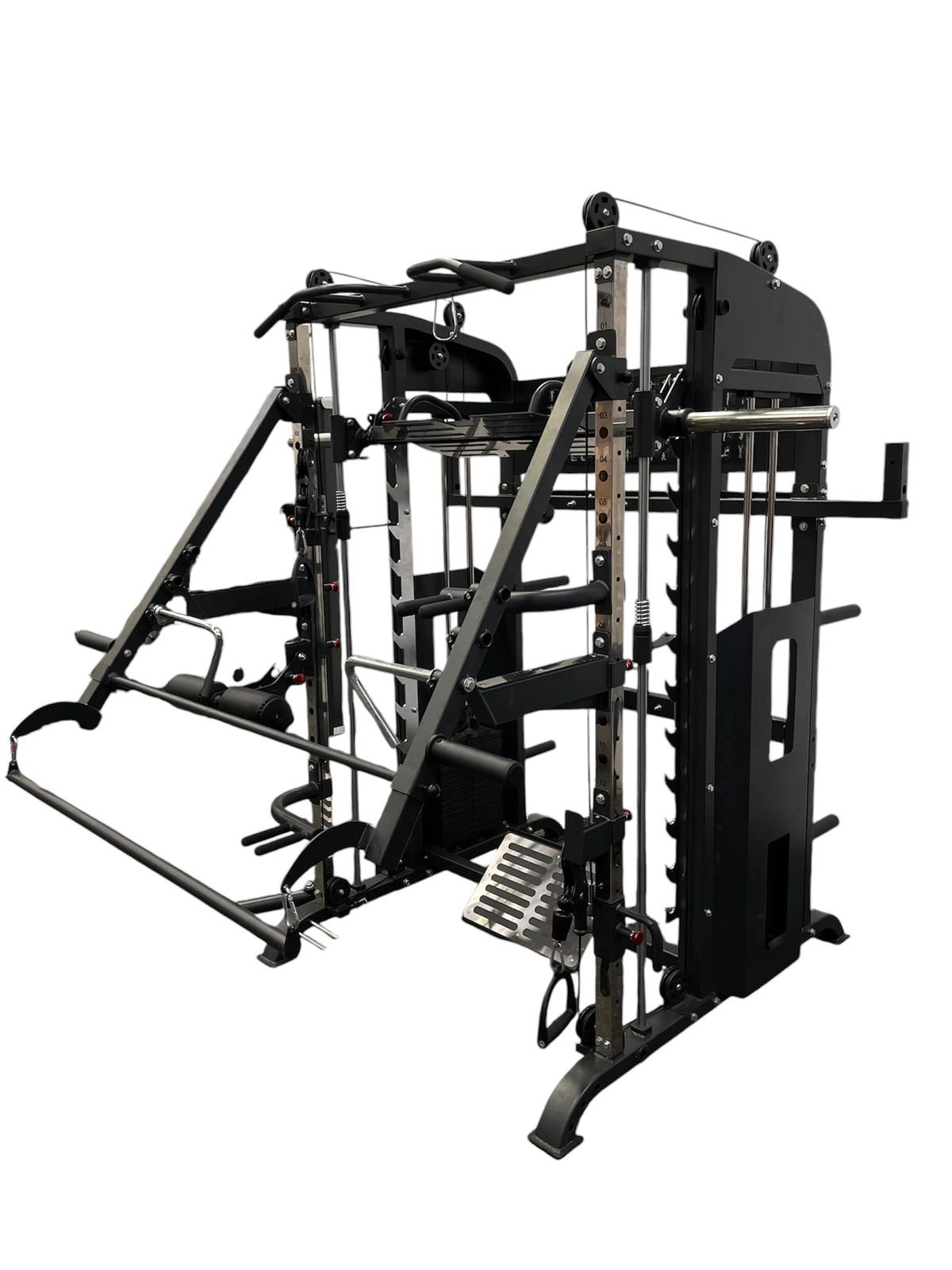 Smith machine xtreme | crossover & poleas ajustables