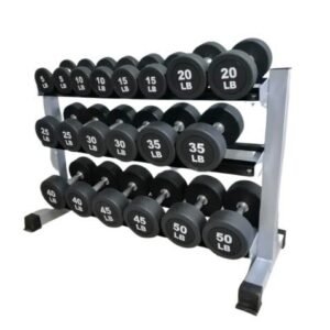 Set de 10 Pares de Mancuernas Redondas| 5 a 50 libras